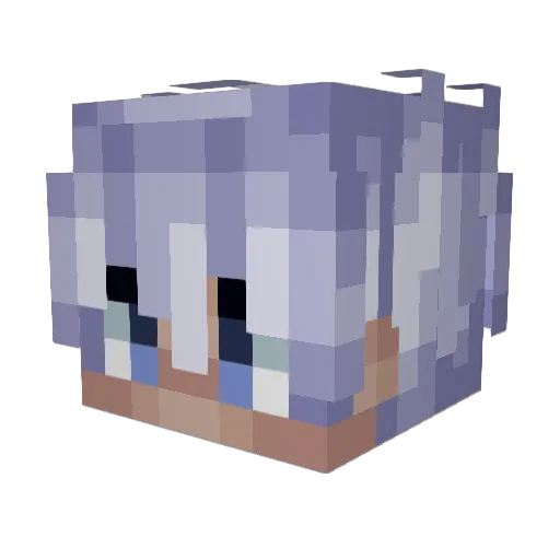GeefMijCustom Minecraft avatar head, 3D render