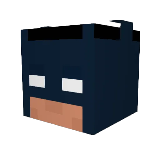 Geegee2fast Minecraft avatar head, 3D render