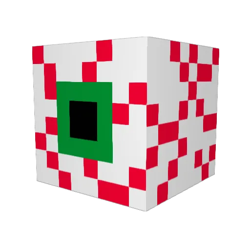 GeekByDesign Minecraft avatar head, 3D render
