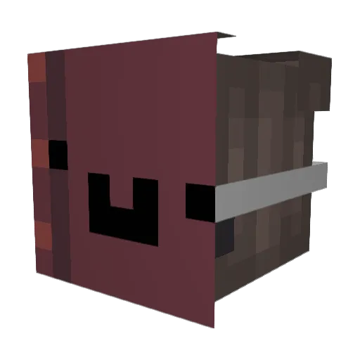 GeekGirl_ Minecraft avatar head, 3D render
