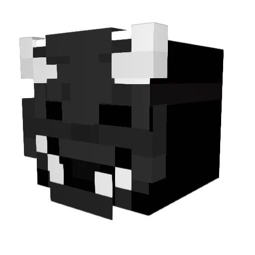 Geekanx Minecraft avatar head, 3D render