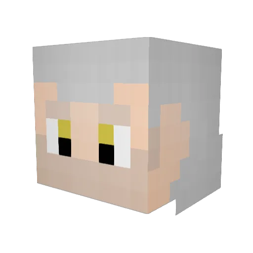 Geekinator007 Minecraft avatar head, 3D render