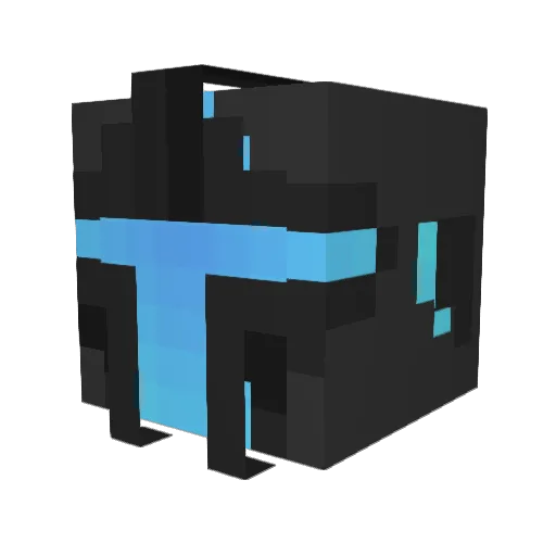 GeekyBoi Minecraft avatar head, 3D render