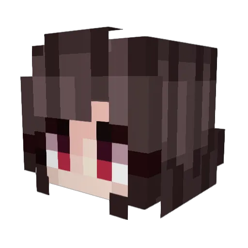 Geekypress Minecraft avatar head, 3D render