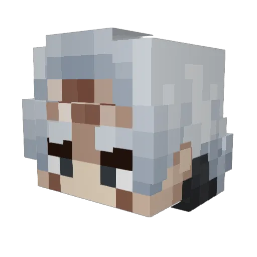 Geep101 Minecraft avatar head, 3D render