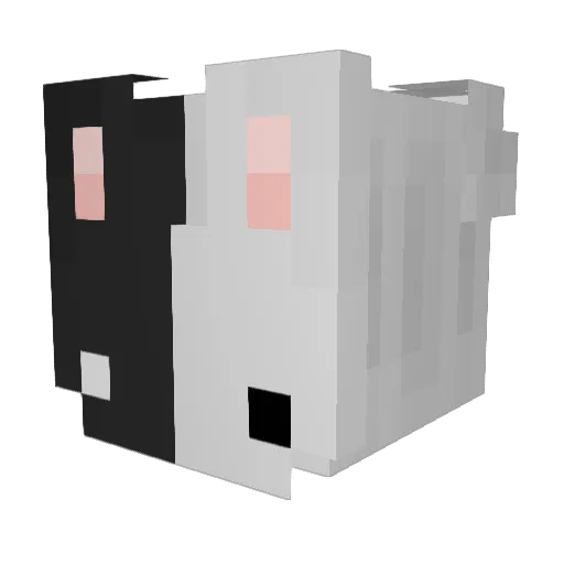 Geert_ Minecraft avatar head, 3D render