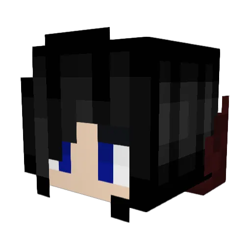 Gees_Ipod_Dance Minecraft avatar head, 3D render