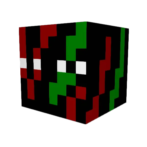 GeetarMan08 Minecraft avatar head, 3D render