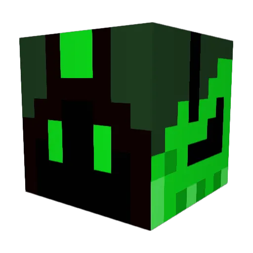 Gefecht007 Minecraft avatar head, 3D render