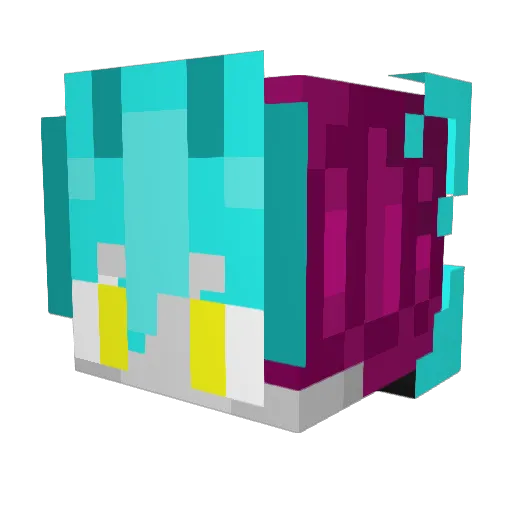 GehWegAmk Minecraft avatar head, 3D render