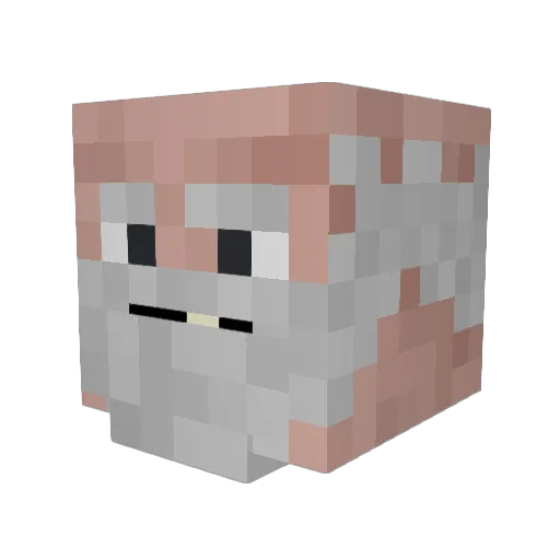 GehanmeinAy_ran Minecraft avatar head, 3D render