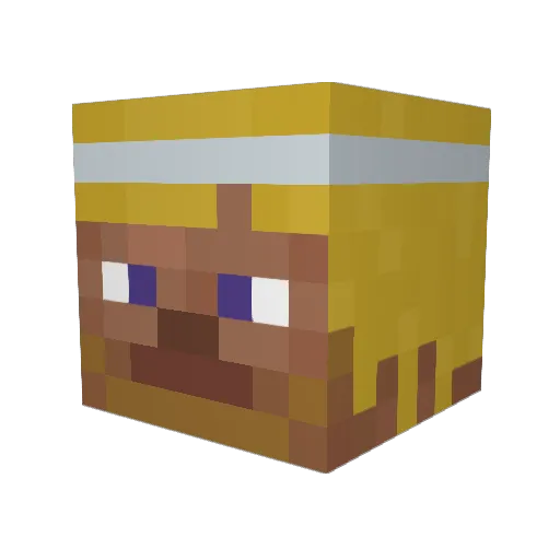 Geheimagent9940 Minecraft avatar head, 3D render