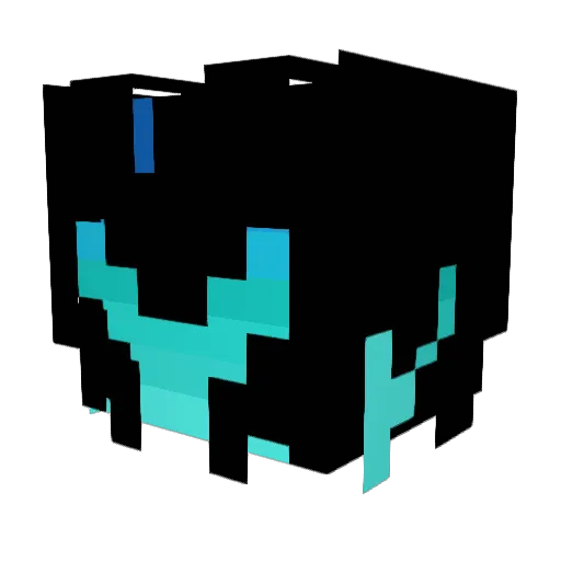 GehwehPanzer Minecraft avatar head, 3D render
