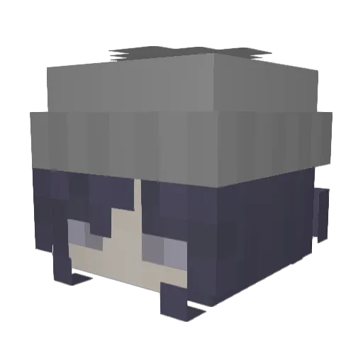 Gehwen Minecraft avatar head, 3D render