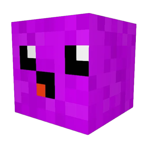 Geigh11 Minecraft avatar head, 3D render