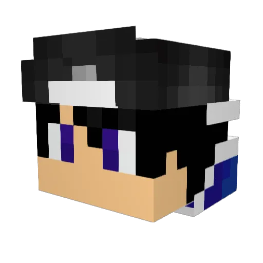 Geilo_9000 Minecraft avatar head, 3D render