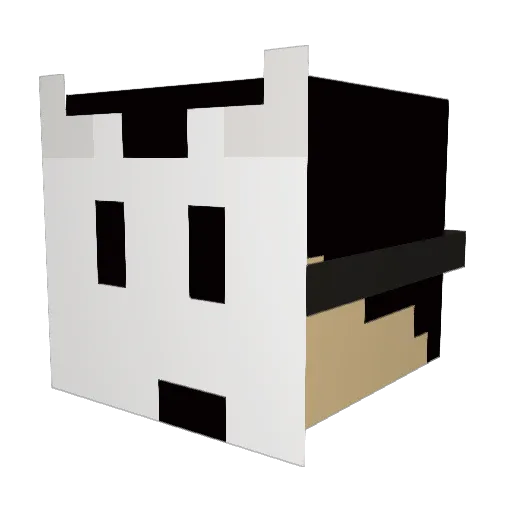 GekkoMim Minecraft avatar head, 3D render