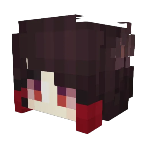 Gekko_VI Minecraft avatar head, 3D render