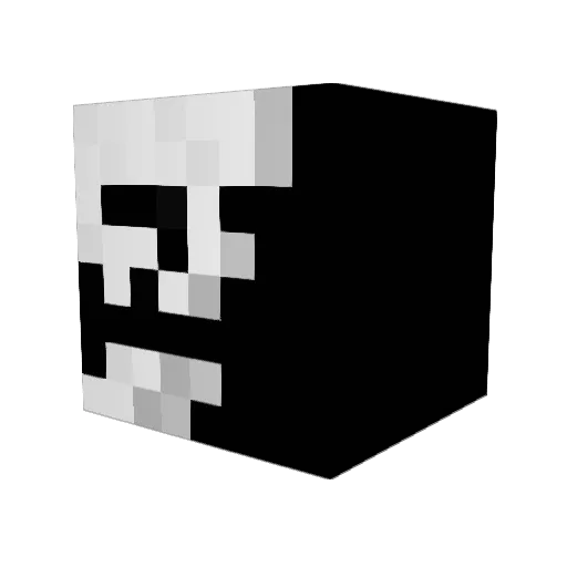 Gelart0 Minecraft avatar head, 3D render