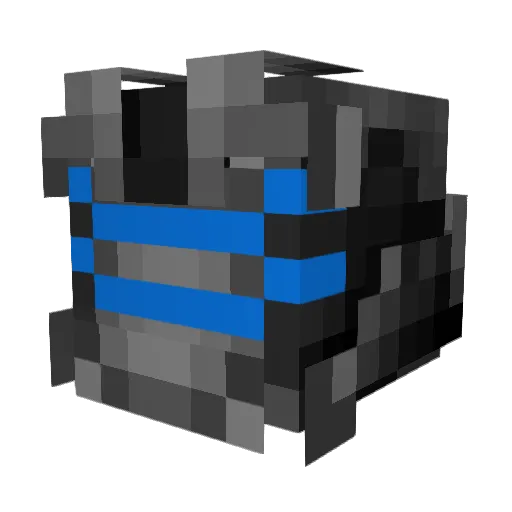 Gelarto Minecraft avatar head, 3D render