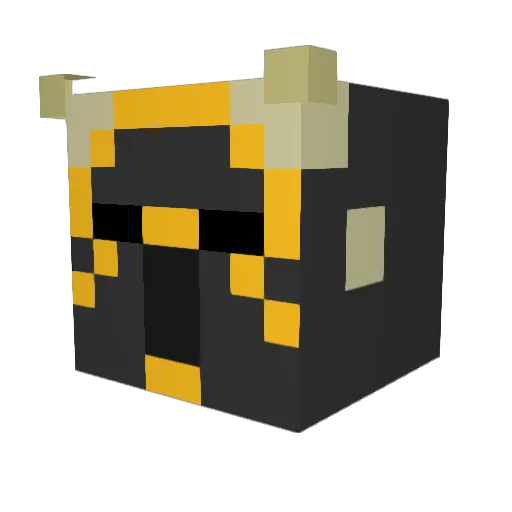 GelatinFellow Minecraft avatar head, 3D render