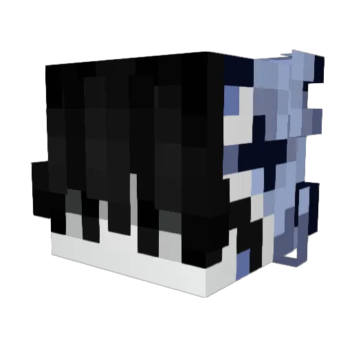 Gelato1019 Minecraft avatar head, 3D render
