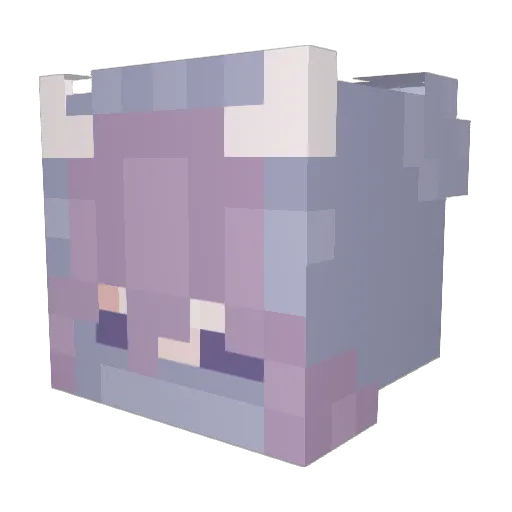 GellyBean2419 Minecraft avatar head, 3D render