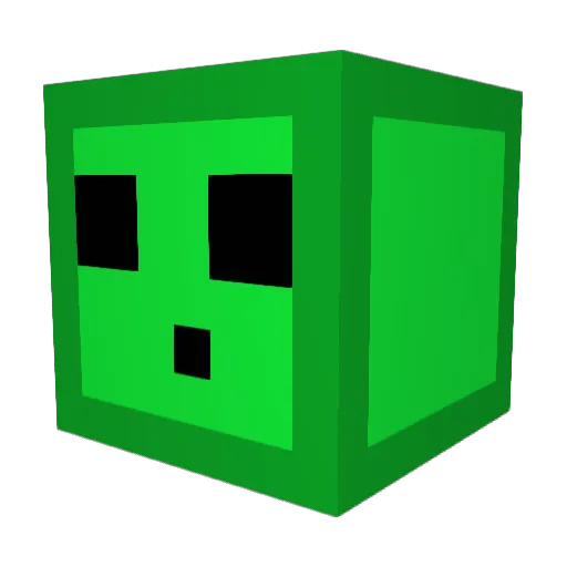 Gelly__Cube Minecraft avatar head, 3D render