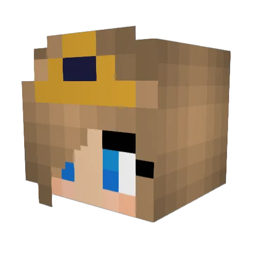 Gem0122 Minecraft avatar head, 3D render