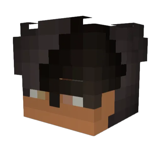 Gem_11 Minecraft avatar head, 3D render