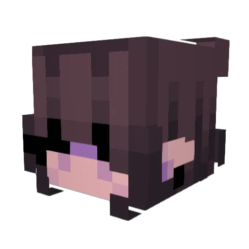 Gemini131 Minecraft avatar head, 3D render