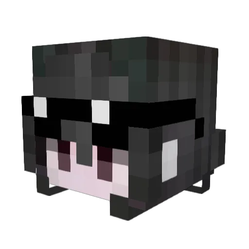 Gemini9 Minecraft avatar head, 3D render
