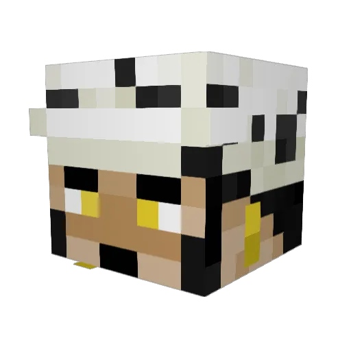 Geminus99 Minecraft avatar head, 3D render