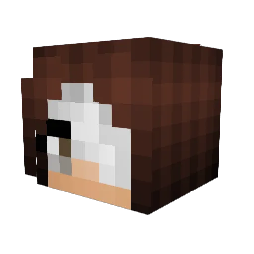 GemmaNatalie Minecraft avatar head, 3D render