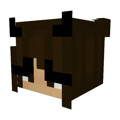 GemsAreGems Minecraft avatar head, 3D render
