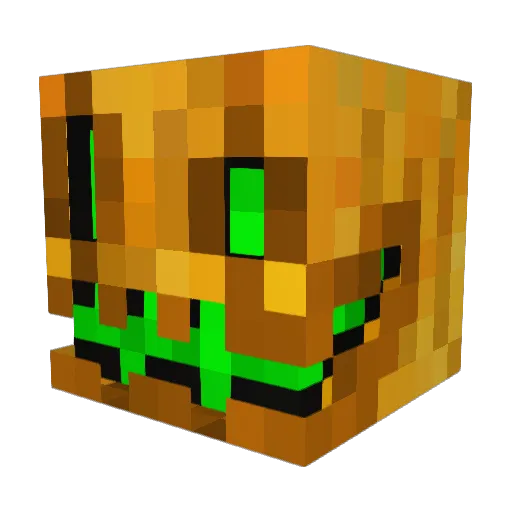 GemsHunter Minecraft avatar head, 3D render