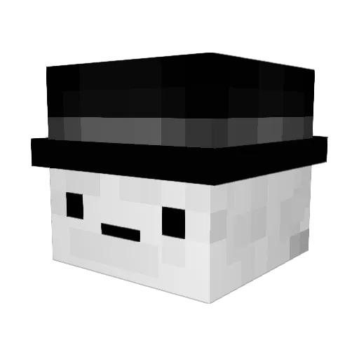 GemstoneGauntlet Minecraft avatar head, 3D render