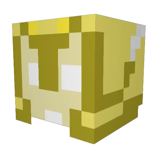 Gemzity Minecraft avatar head, 3D render