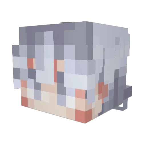 Gen4ick Minecraft avatar head, 3D render