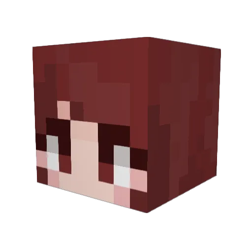 Gen6969 Minecraft avatar head, 3D render