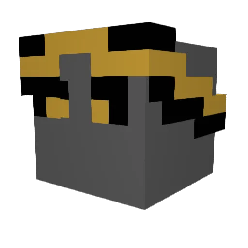GenChovy Minecraft avatar head, 3D render