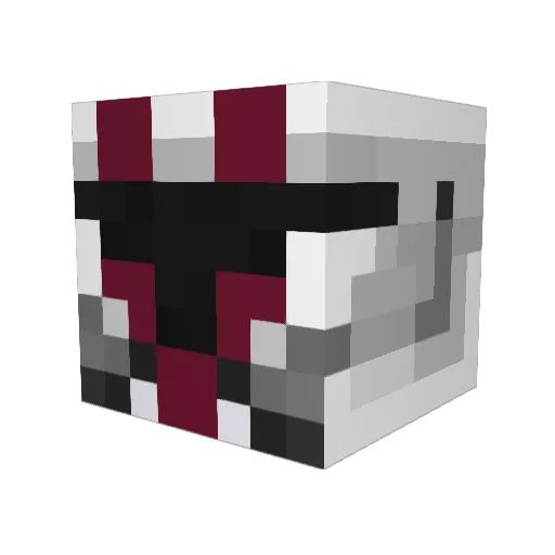 GenPikachu Minecraft avatar head, 3D render