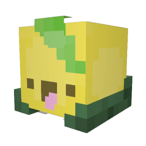 Gen_Dep Minecraft avatar head, 3D render