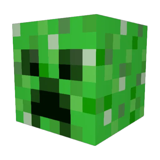 Gene4224 Minecraft avatar head, 3D render