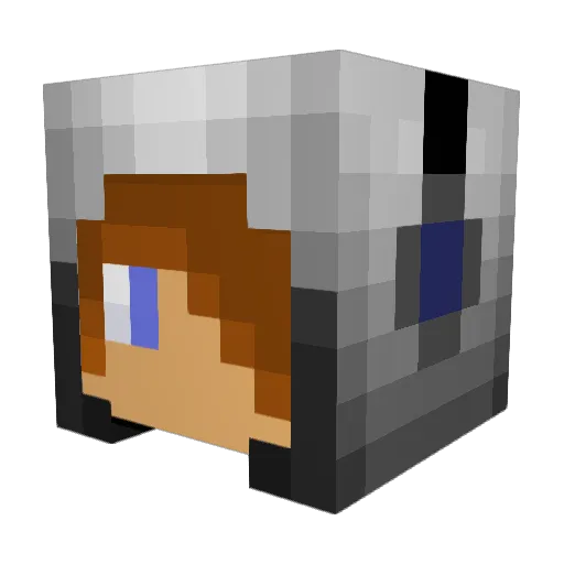 General1811 Minecraft avatar head, 3D render
