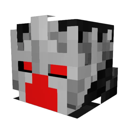 GeneralBeatdown Minecraft avatar head, 3D render