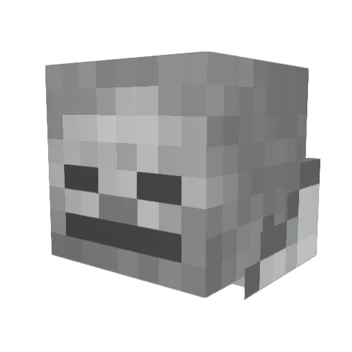 GeneralBoness Minecraft avatar head, 3D render
