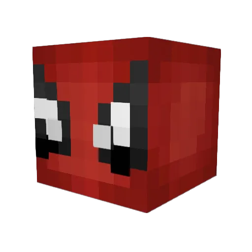 GeneralDuckalt Minecraft avatar head, 3D render