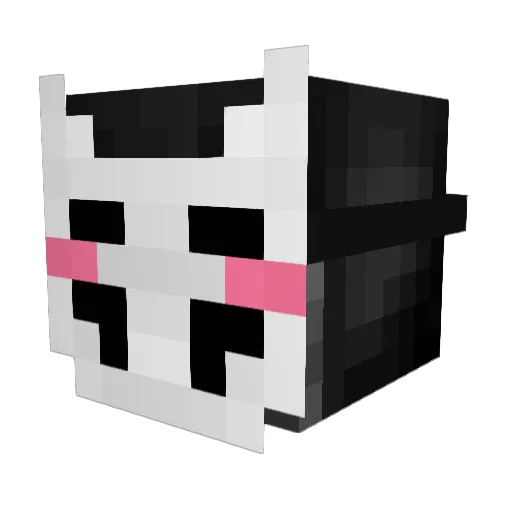 GeneralFerret Minecraft avatar head, 3D render