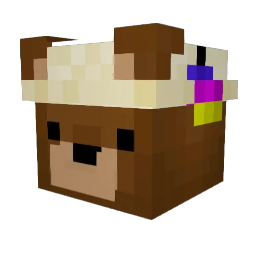 GeneralGeo63 Minecraft avatar head, 3D render